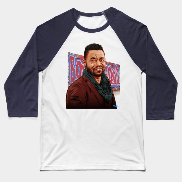 Cuba Gooding Jr. - An illustration by Paul Cemmick Baseball T-Shirt by PLAYDIGITAL2020